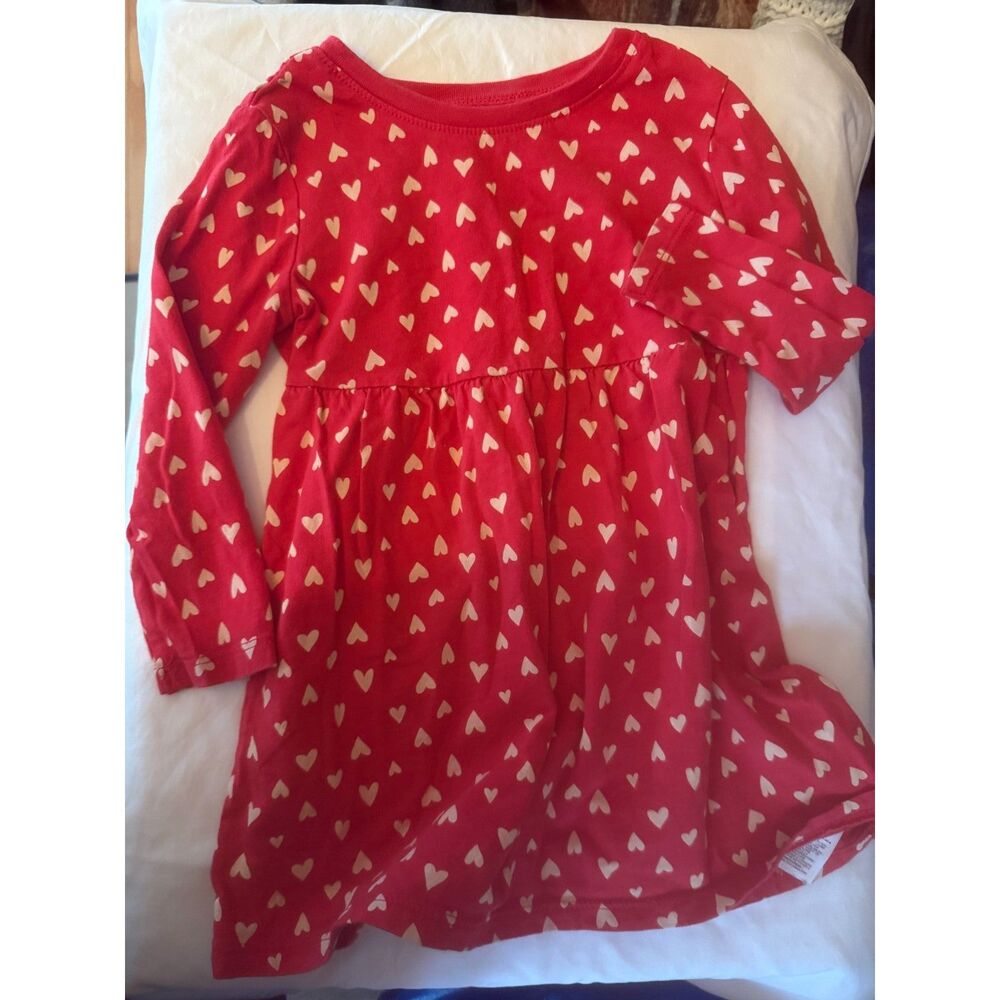 Bundle of 2 Valentine's Dresses Size 2T Toddler Girls EUC